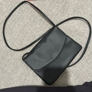 Black crossbody bag.